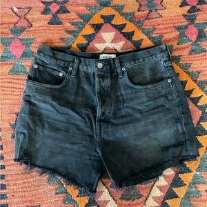 Agolde Riley shorts black